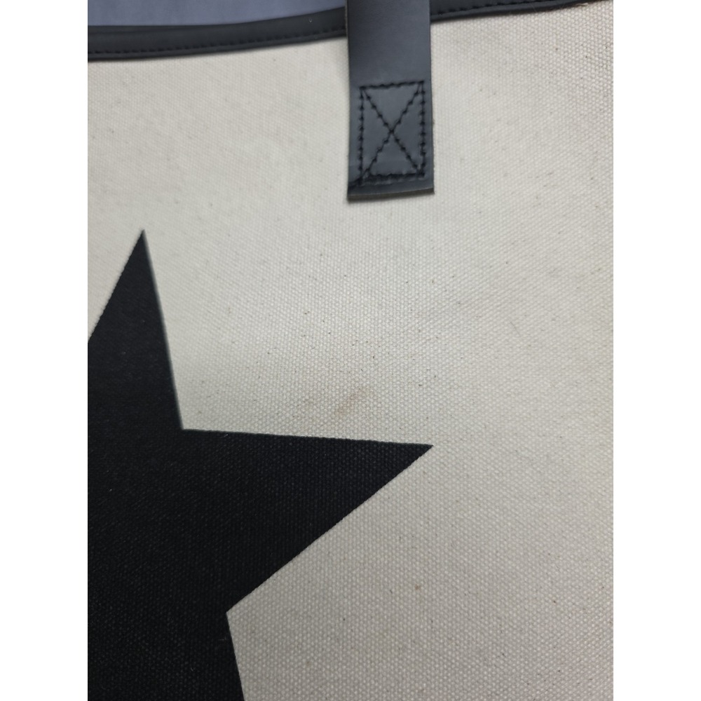Star Canvas Tote Size 20in W x 11in H x 6in D - Picture 10 of 10
